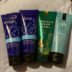 4 Bath & Body Works body creams bundle